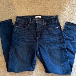 Loft high waist skinny jeans